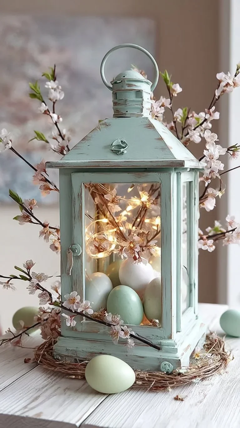 DIY spring lantern decor ideas for a vibrant garden and home atmosphere.