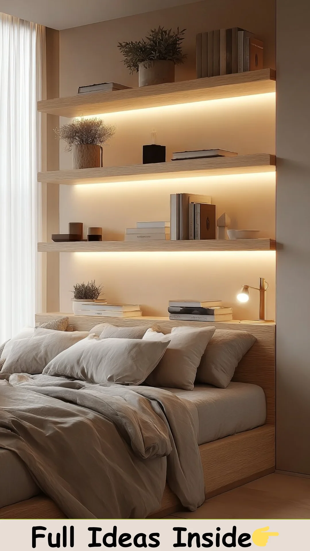 14 Smart Bedroom Shelving Ideas to Maximize Storage & Style