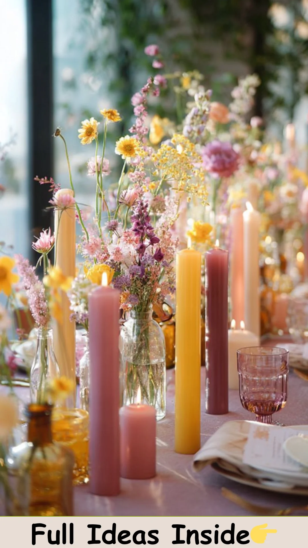 3-Pack LED Decorative Lighting Warm Flickering Gold - Flameless Taper Candles 11"