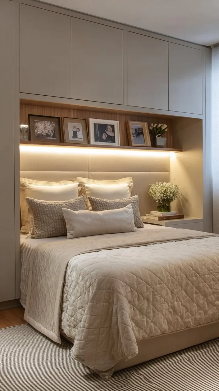 Small bedroom design showcasing space-saving and stylish ideas