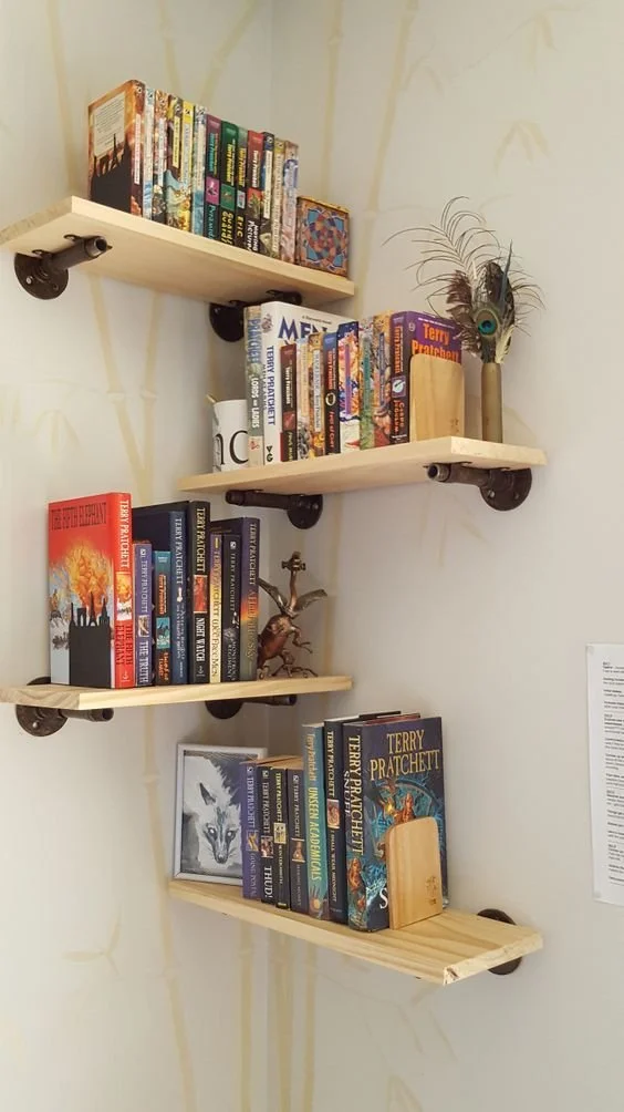 Organized bookshelf in a bedroom showcasing various styles and ideas for bookshelf organization