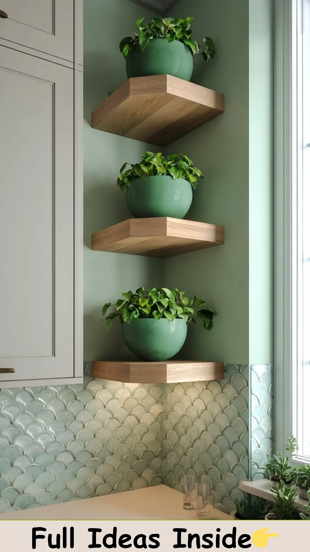 How to make floating corner shelves