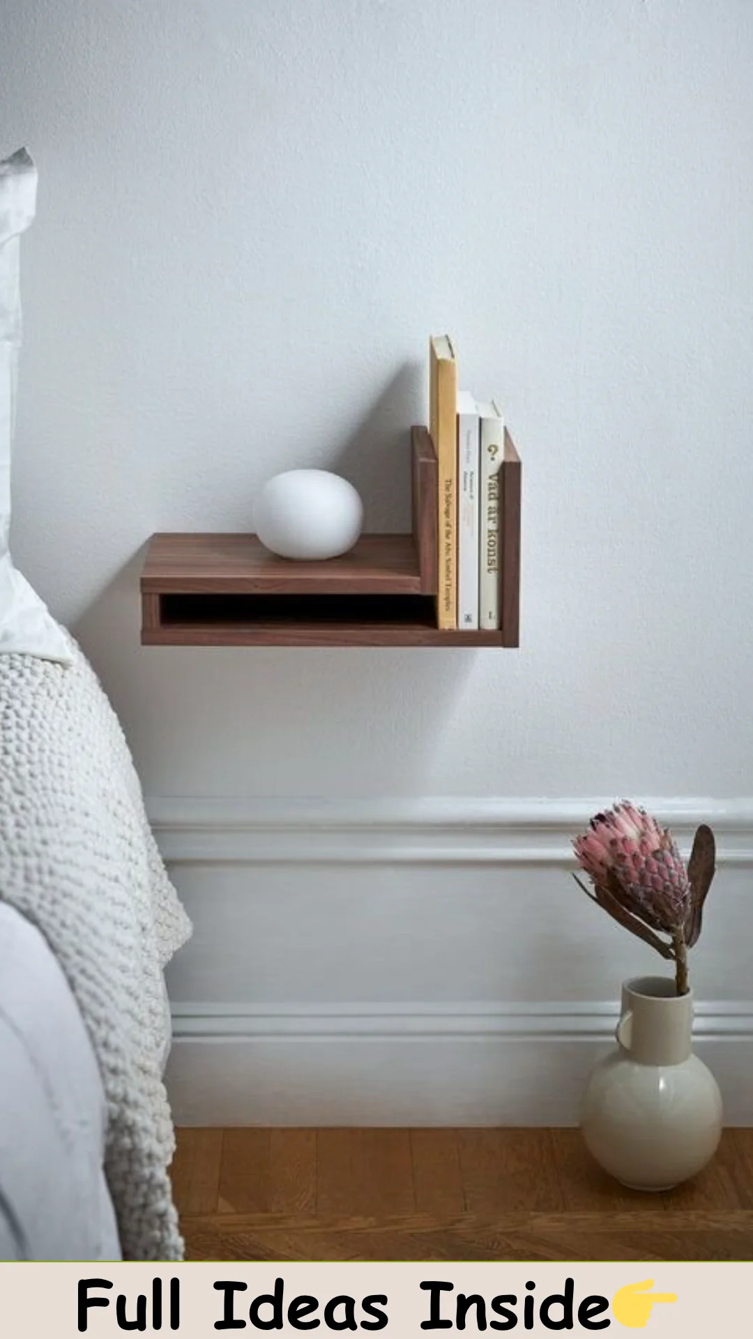 Maze F-shelf, left, walnut