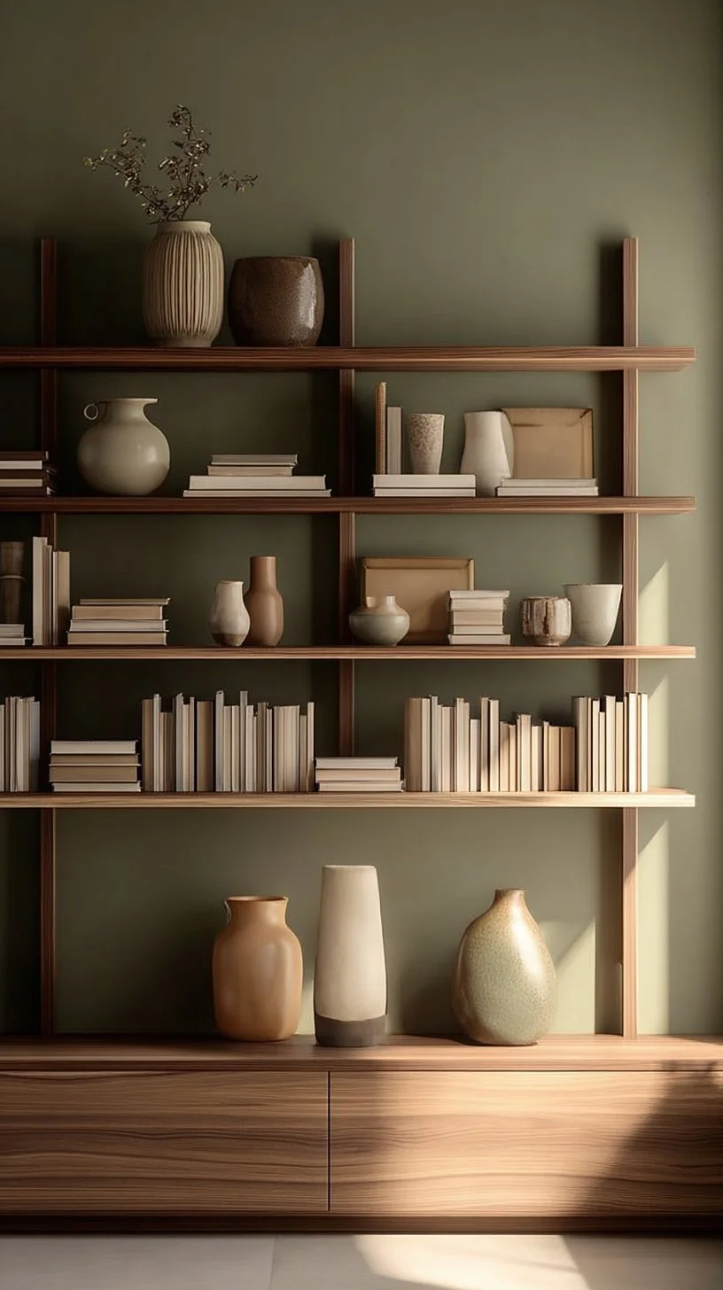 Styled Bookshelves: Transforming Spaces with Design Elegance - Fuss Free Home | Bookshelf Furniture, Contemporary Living Room Décor, Designer Wall Bookcase