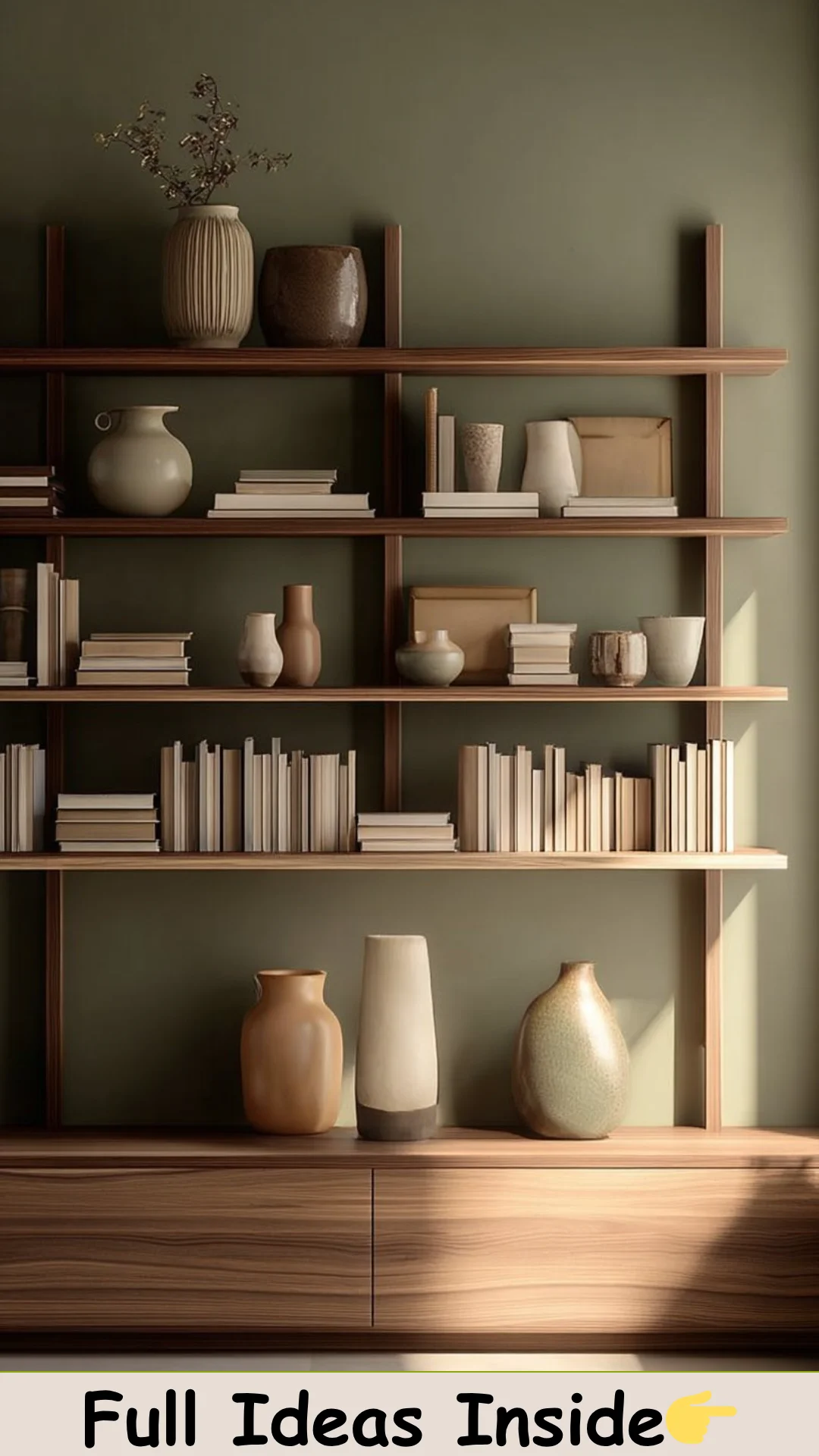 Styled Bookshelves: Transforming Spaces with Design Elegance - Fuss Free Home | Bookshelf Furniture, Contemporary Living Room Décor, Designer Wall Bookcase