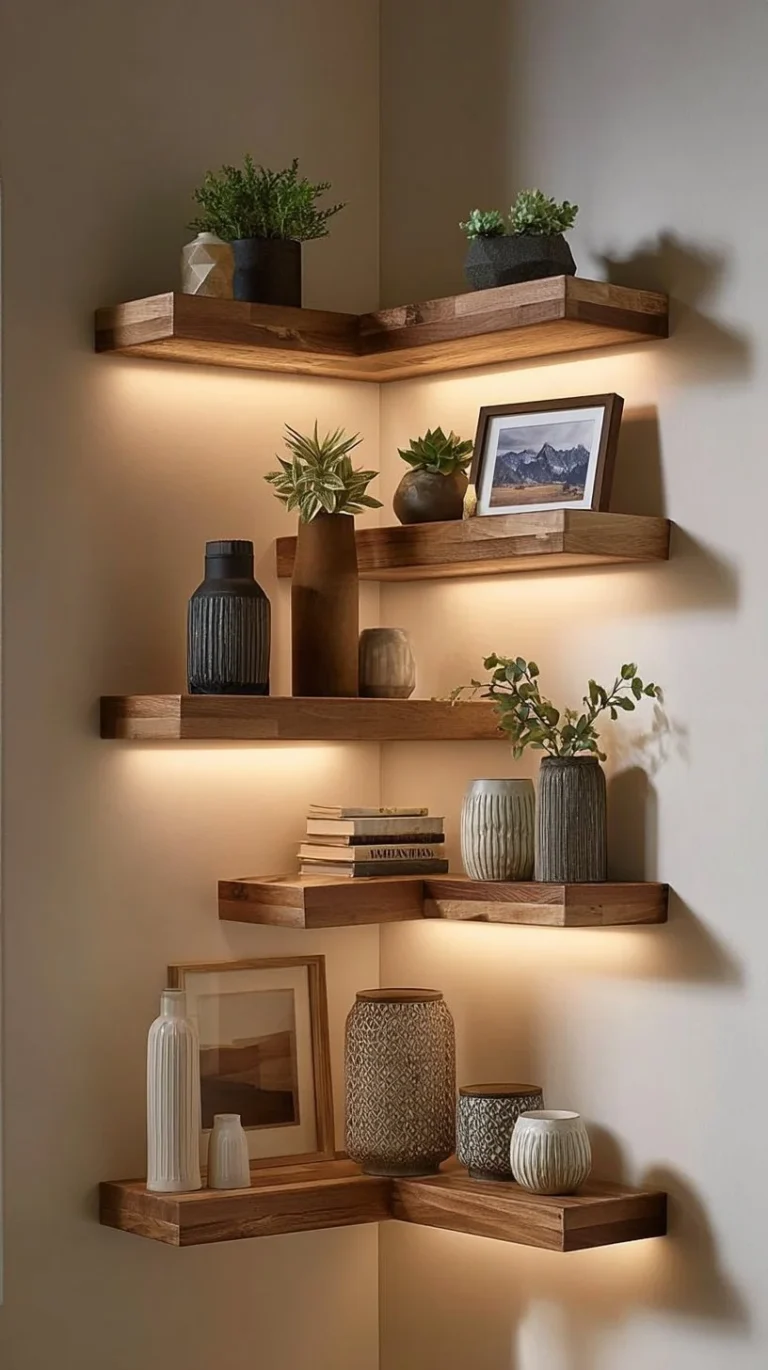 18 clever corner shelf ideas for stylish and functional home decor.