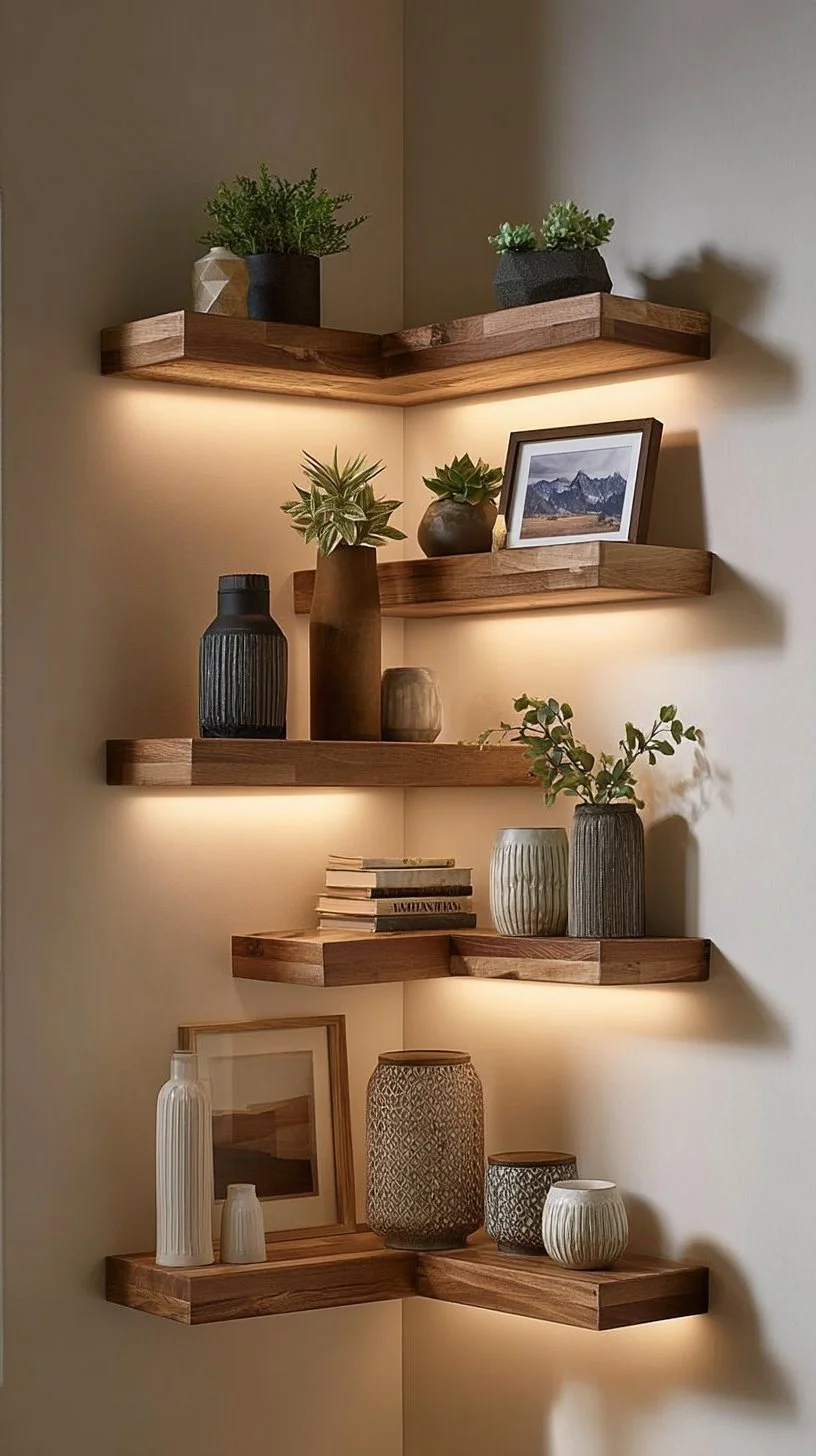 Transform Your Space: 18 Clever Corner Shelf Ideas