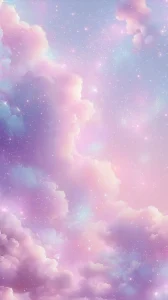 Cloud backdrops featuring lavender dream sparkle sky design for events